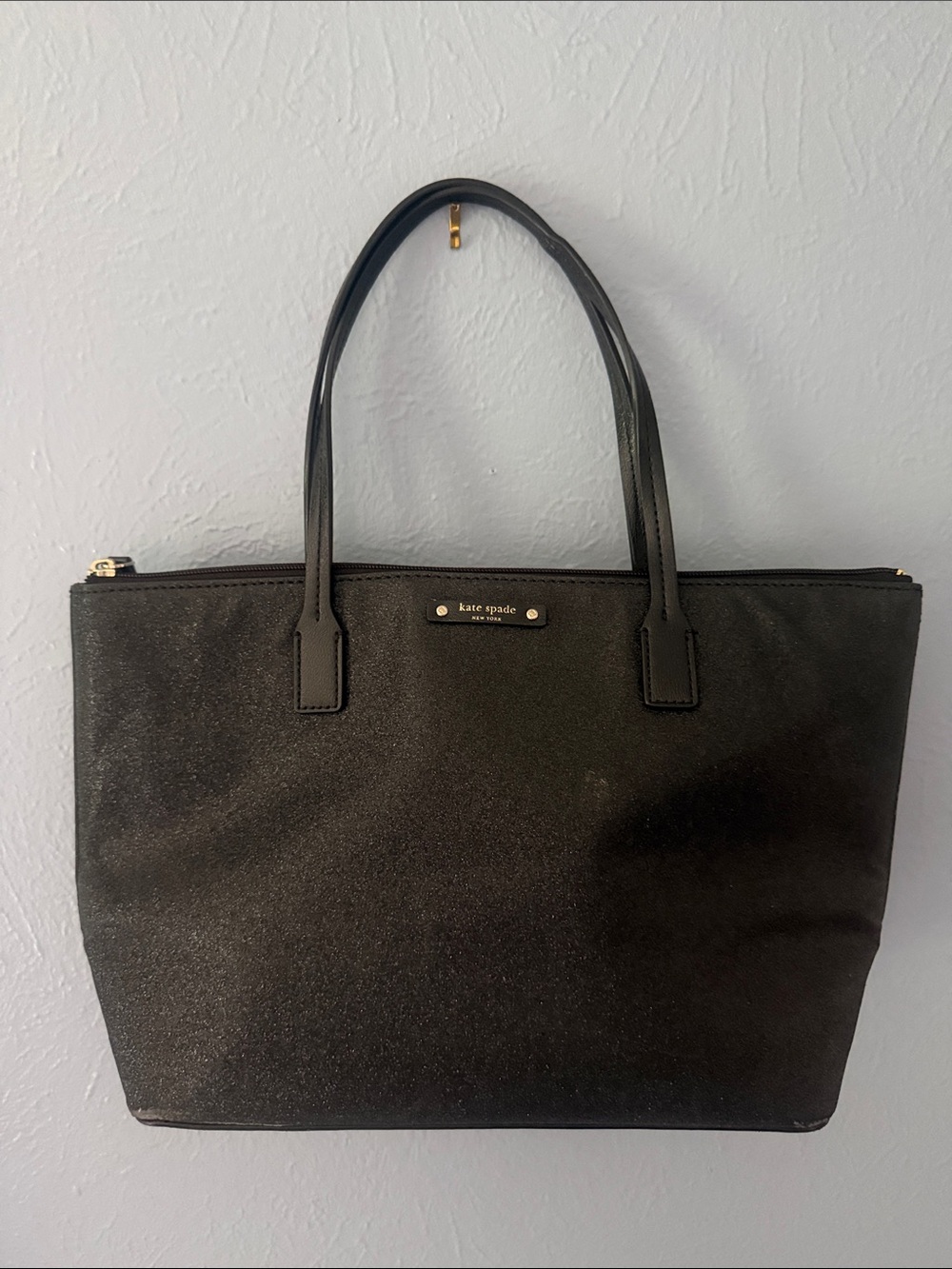 Kate Spade Glitter Black Handbag